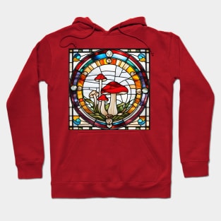 Odd Man Out Mushroom Stained Glass Hoodie